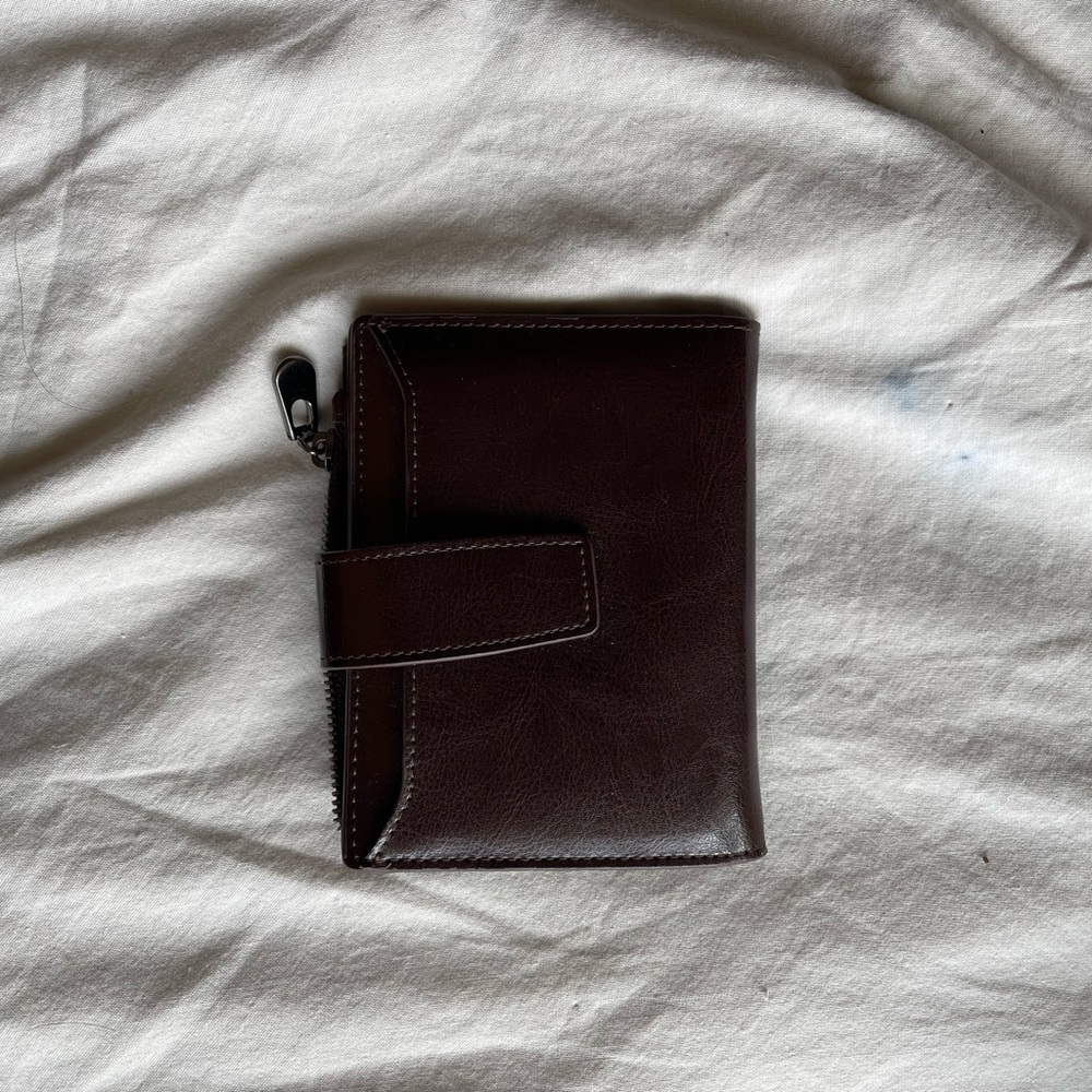 Chocolate Brown Leather Wallet